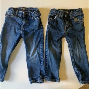 2 pairs 24mo OshKosh Skinny Jeans